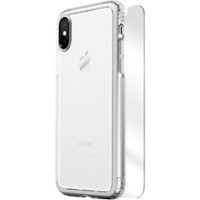 SaharaCase - Crystal Clear Protective Kit Case with Glass Screen Protector for Apple® iPhone® XS Max - Crystal Clear - Front_Zoom