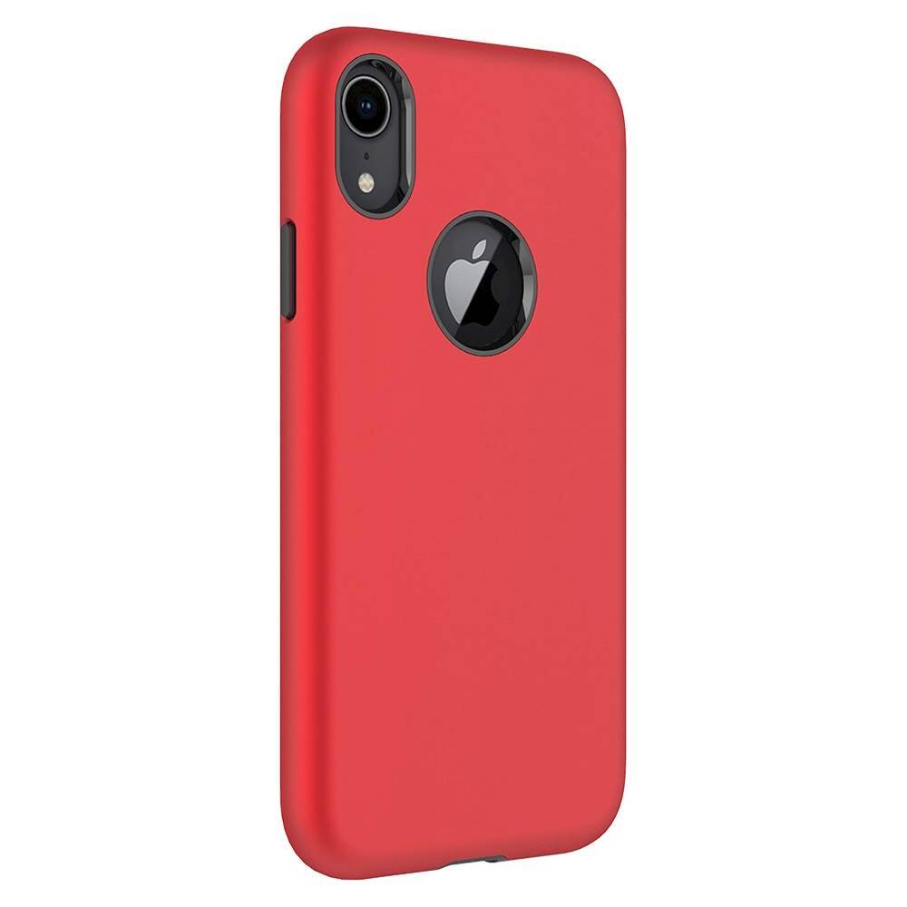 Angle. SaharaCase - OnlyCase Series Classic Case for Apple® iPhone® XR - Red/Black.