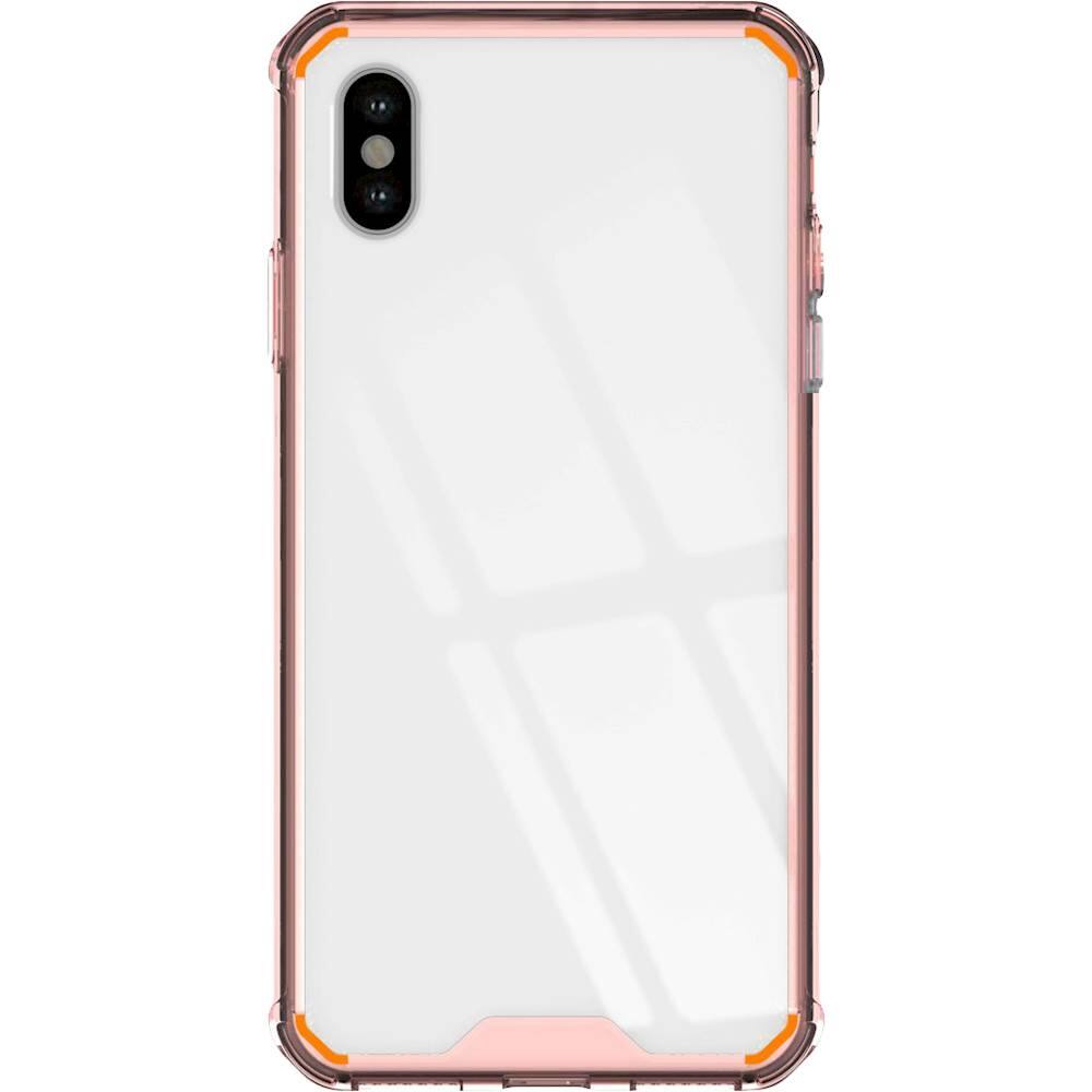 Front. SaharaCase - OnlyCase Series Case for Apple® iPhone® XS Max - Rose Gold Clear.
