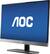 Alt View 1. AOC - 27" Widescreen Flat-Panel IPS LED HD Monitor - Piano Black/Silver.
