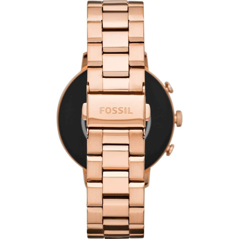 Best Buy: Fossil Gen 4 Venture HR Smartwatch 40mm Stainless Steel Rose ...