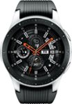 Front Zoom. Samsung - Galaxy Watch Smartwatch 46mm Stainless Steel LTE (unlocked).