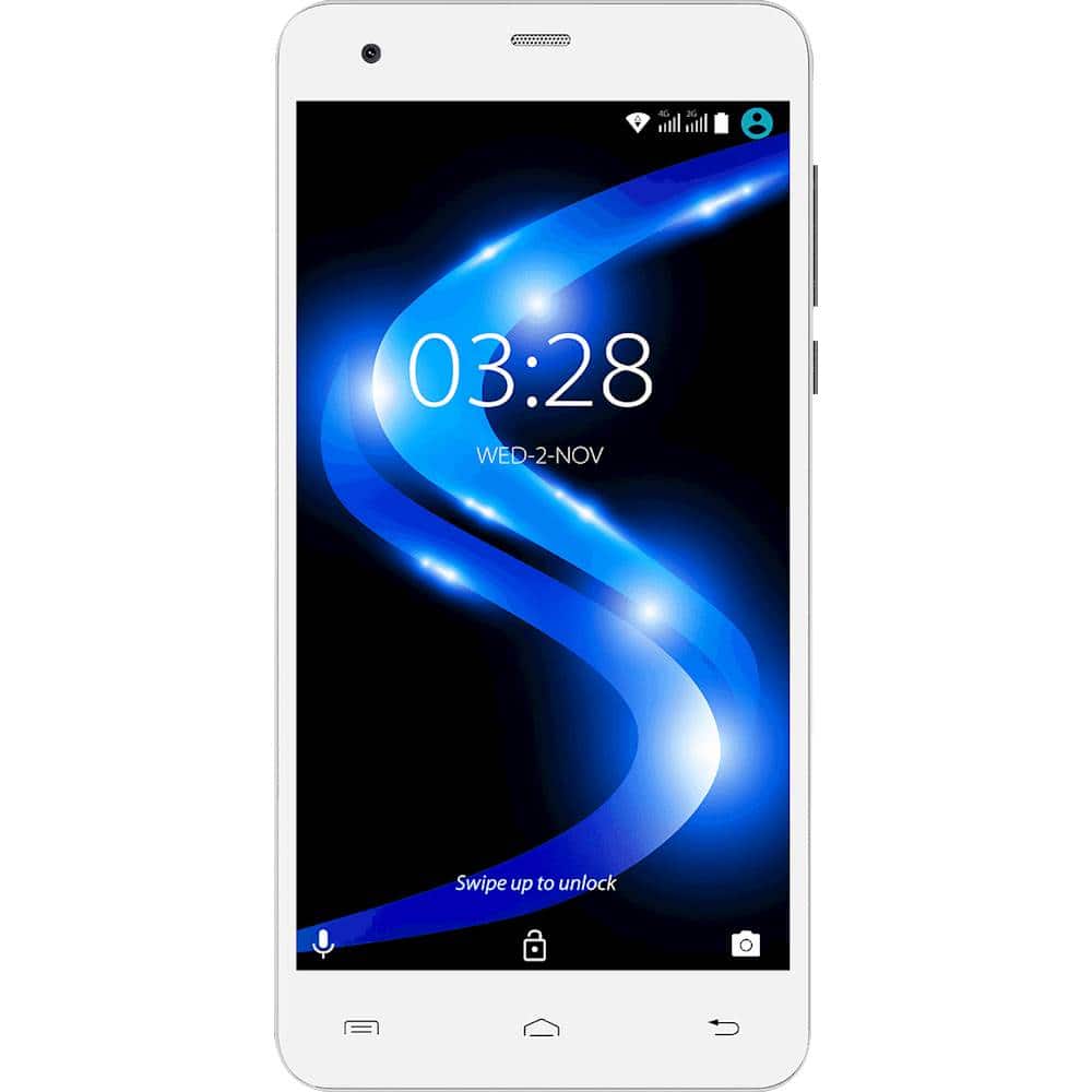 Front. CellAllure - Cool S2 with 16GB Memory Cell Phone (Unlocked) - White.