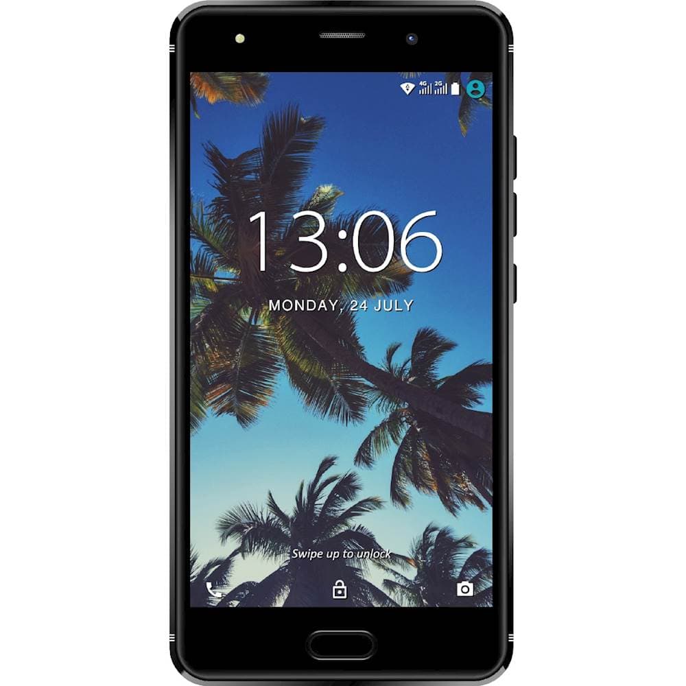 Front. CellAllure - Cool Pro with 8GB Memory Cell Phone (Unlocked) - Dark Gray.