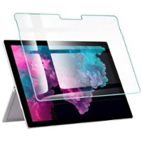 SaharaCase - ZeroDamage Screen Protector for 12.3" Microsoft Surface Pro (5th Gen), Pro 4, Pro 6, Pro 7 and Pro 7+ - Clear - Front_Zoom