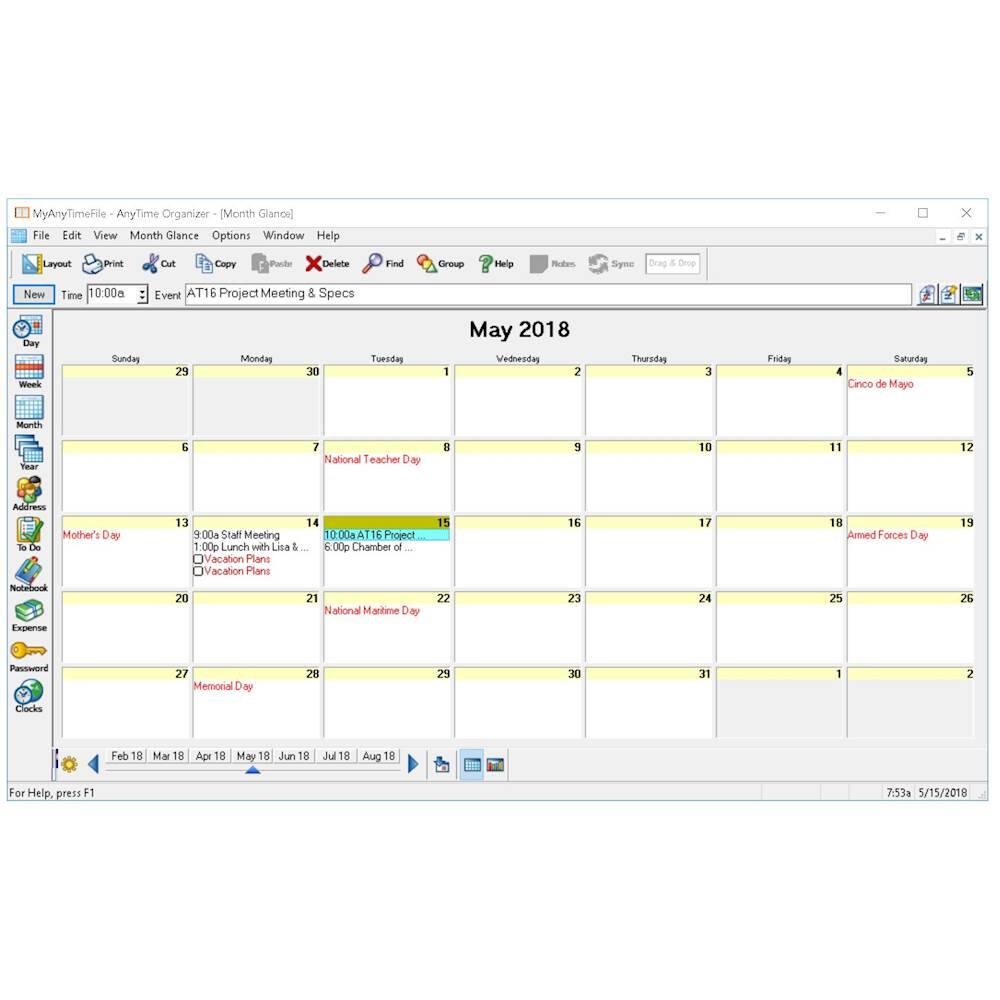 Alt View 13. Individual Software - AnyTime Organizer Deluxe 16.