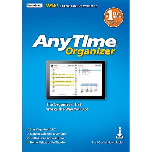 Individual Software - AnyTime® Organizer Standard 16 - Windows [Digital]