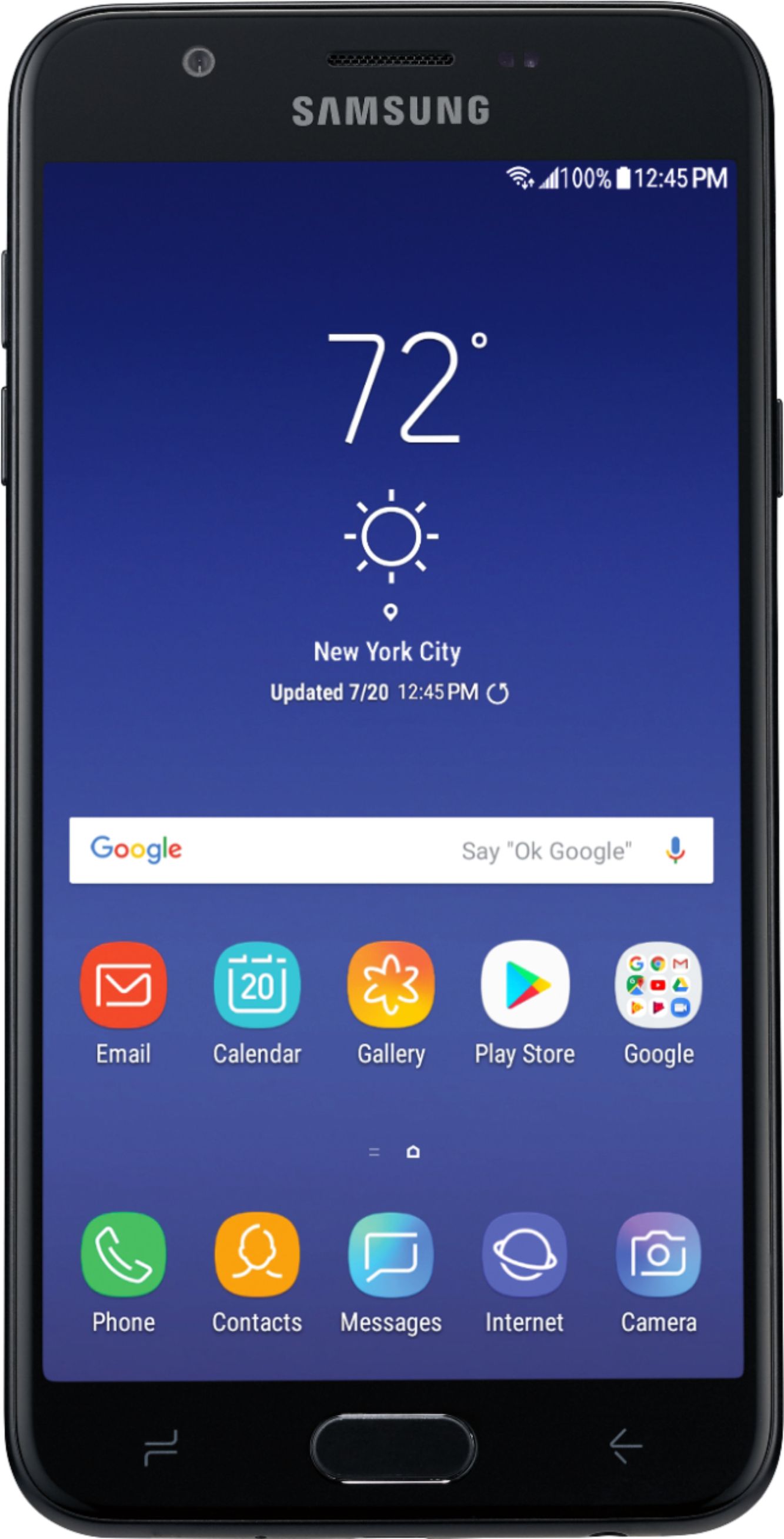 arrendamiento Consecutivo seguramente Best Buy: Samsung Galaxy J7 (2018) Black (Consumer Cellular) SAMSUNG GALAXY  J7