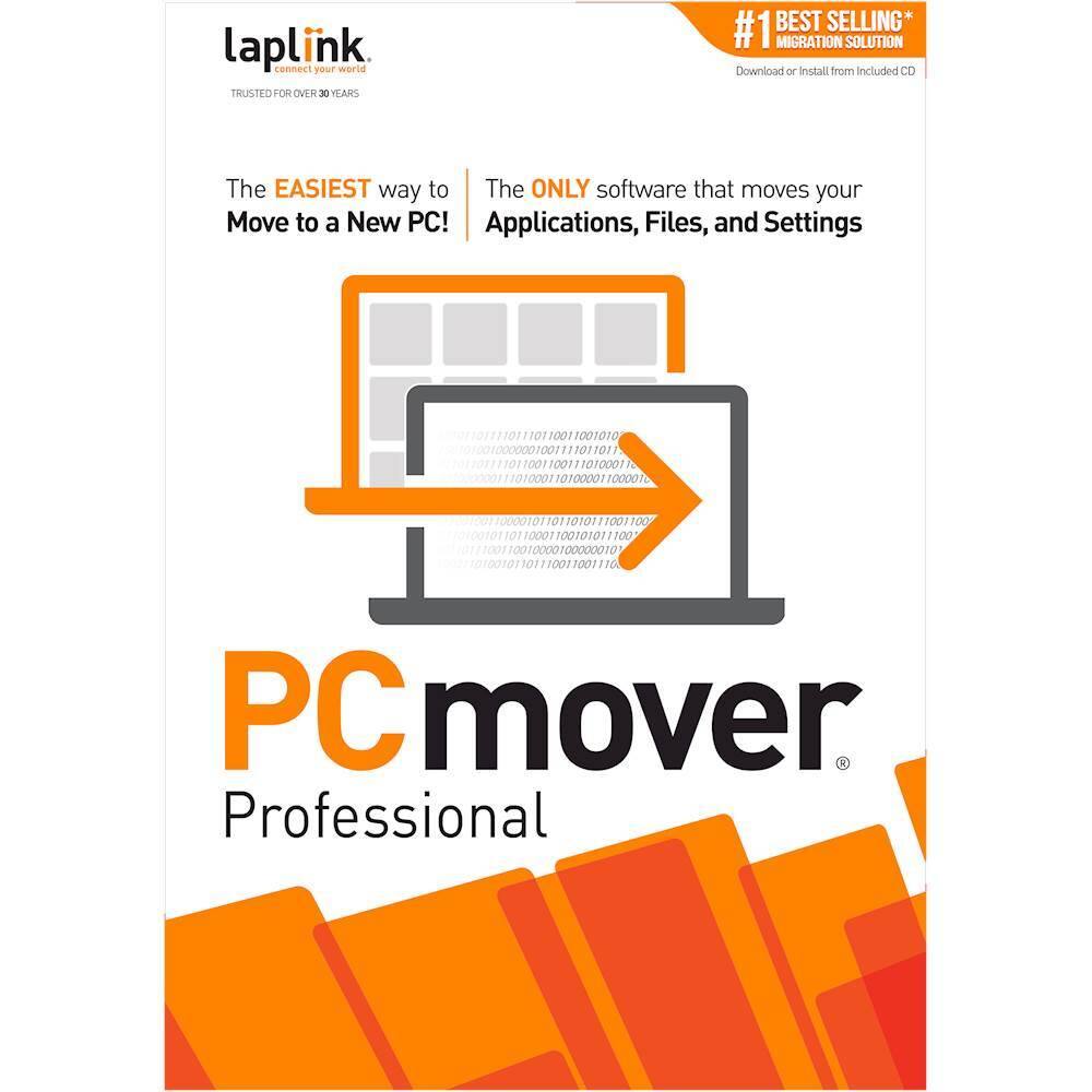Front. Laplink - PCmover Professional 11 (1-Use).