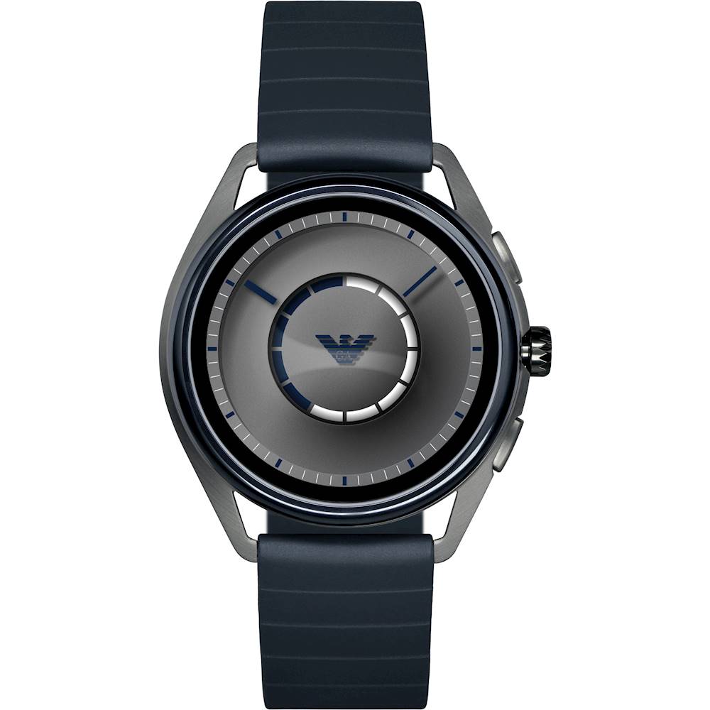 Best Buy Emporio Armani Connected Smartwatch 43mm Stainless Steel