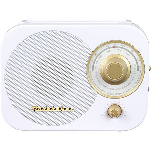 Studebaker - Portable AM/FM Radio - White