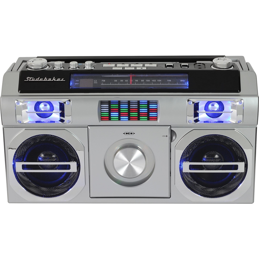 QFX Cassette Player and Recorder with Bluetooth and USB Silver RETRO-40 -  Best Buy