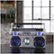 Alt View Zoom 11. Studebaker - Retro Street Boombox with AM/FM Radio - Silver.