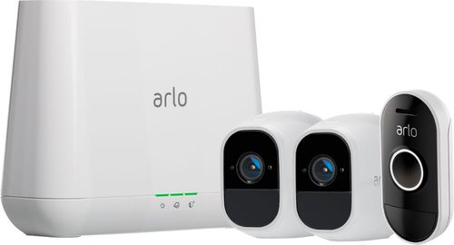 Arlo - Pro 2 Indoor/Outdoor 1080p Wi-Fi Wire-Free Security Camera (2-Pack) with Audio Doorbell was $449.99 now $224.99 (50.0% off)