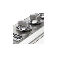 Viking - Control Knob Set for Cooktops - Stainless Steel - Front_Zoom