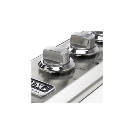 Viking - Control Knob Set for Cooktops - Stainless Steel