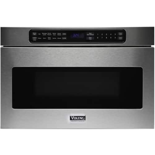 Front. Viking - 23.9" Trim Kit for Professional 5 Series VMOD5240SS Microwave - Stainless Steel.