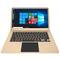 Hyundai - 13.3" Laptop - Intel Celeron - 4GB Memory - 32GB Solid State Drive - Gold-Front_Standard