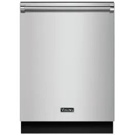 Viking - 24" Built-In Dishwasher with Tub - Stainless Steel
