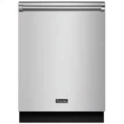Front. Viking - 24" Built-In Dishwasher with Stainless Steel Tub - Stainless Steel.