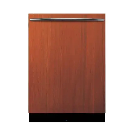 Front. Viking - 24" Top Control Built-In Dishwasher with Stainless Steel Tub - Stainless Steel.