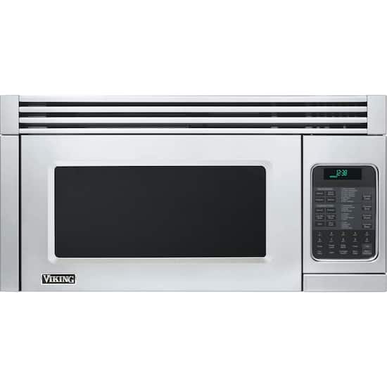 Viking 5 Series 1 1 Cu Ft Convection Over The Range Microwave With Sensor Cooking Stainless Steel Vmor506ss Best Buy