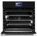 Alt View 11. Viking - Virtuoso 6 Series 29.8" Built-In Single Electric Convection Wall Oven - Black Glass.
