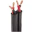 Angle. AudioQuest - Rocket 11 30' Speaker Cable - Black/Gray Stripes.