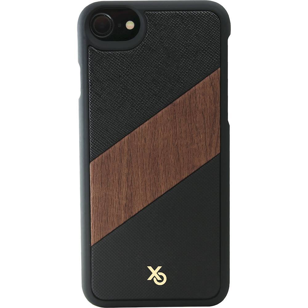 enamor triptych collection new york case for apple iphone 6, 6s, 7 and 8 - black/brown enamor triptych collection new york case for apple iphone 6, 6s, 7 and 8 - black/brown