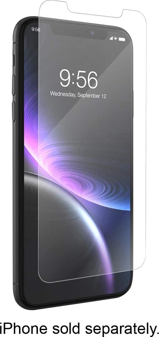 The text on the image reads: "iPhone sold separately."