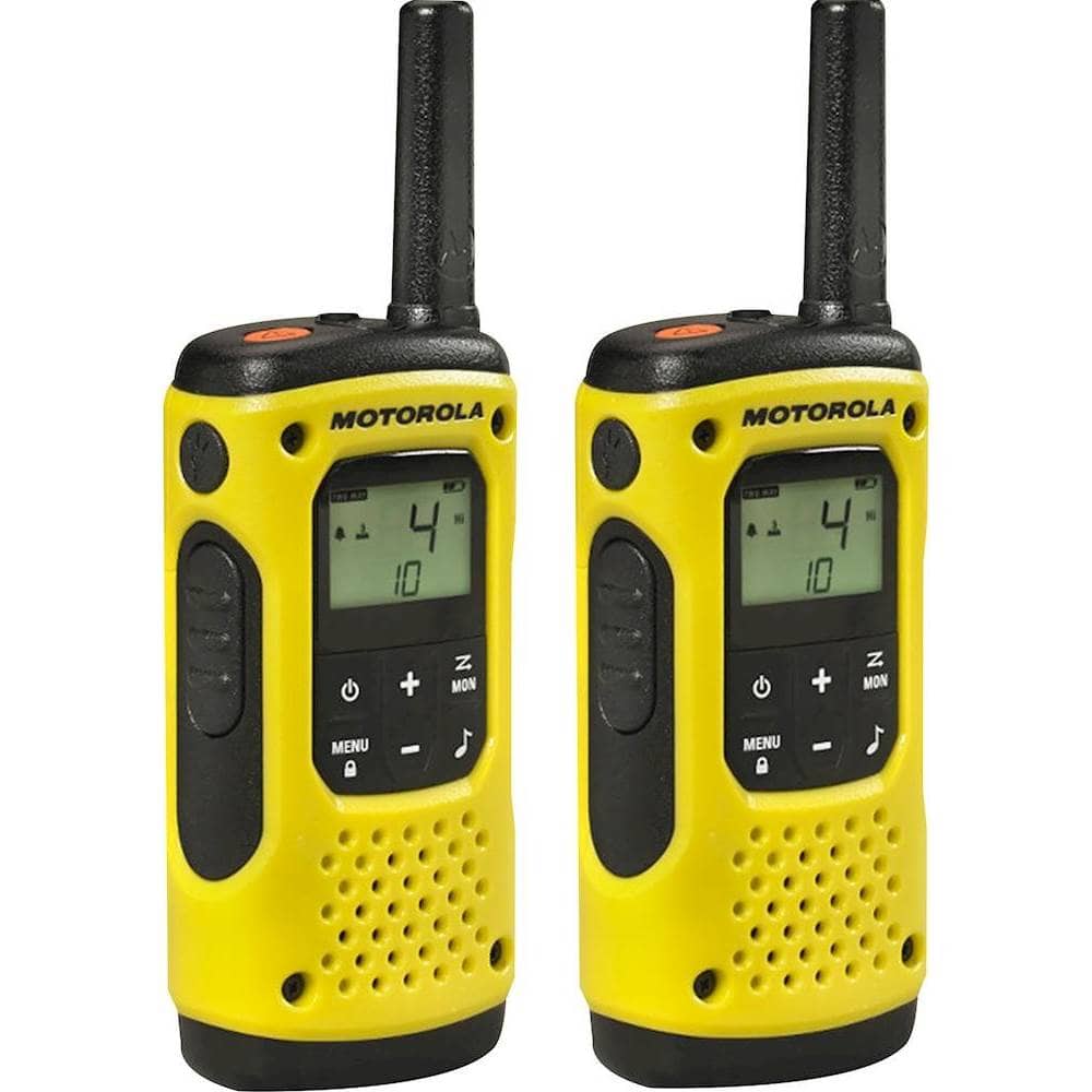 Angle. Motorola - Talkabout 35-Mile, 22-Channel FRS/GMRS 2-Way Radios (Pair) - Yellow.