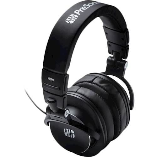 Angle View: PreSonus - HD9 Over-the-Ear Headphones - Black