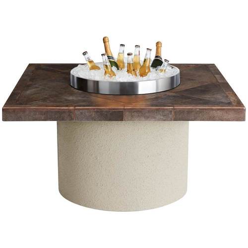 Sedona By Lynx - 44" Ice N' Fire Square Pit - Contemporary Gray