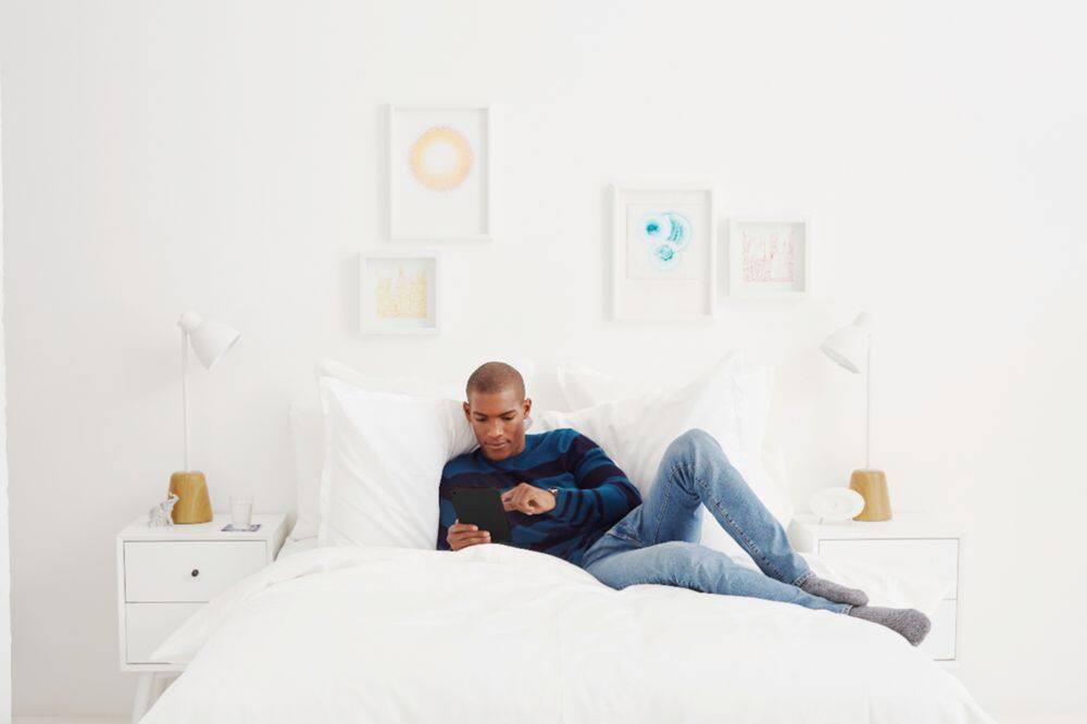 Alt View 19. Amazon - Fire HD 8 - 8" - Tablet - 32GB 8th Generation, 2018 Release - Marine Blue.