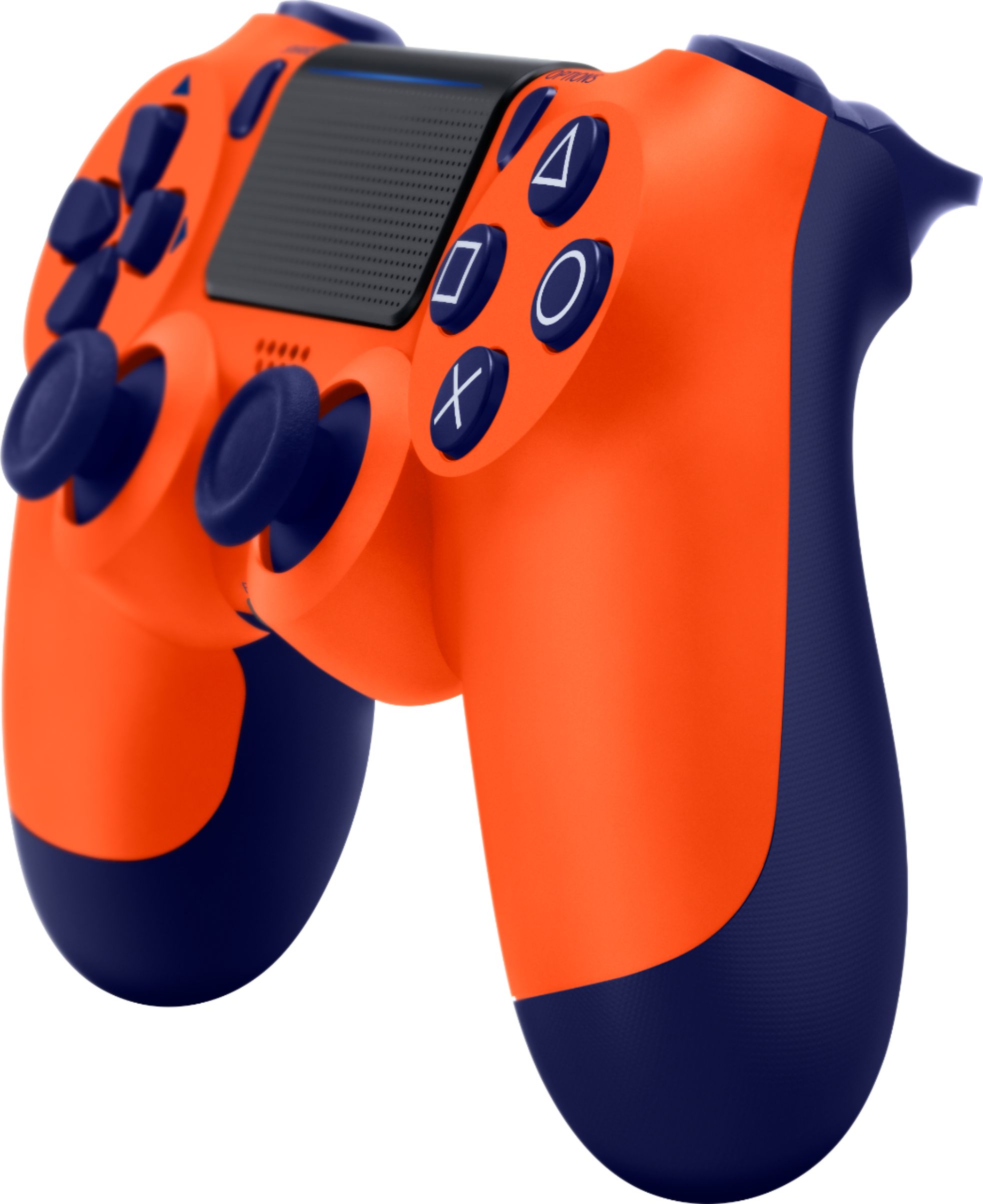 black and orange ps4 controller