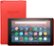Front. Amazon - Fire HD 8 - 8" - Tablet - 16GB 8th Generation, 2018 Release - Punch Red.