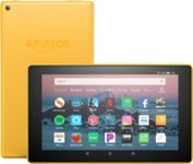 Front Zoom. Amazon - Fire HD 8 - 8" - Tablet - 16GB 8th Generation, 2018 Release - Canary Yellow.