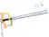 Angle. Disney - Kingdom Hearts Collectible Full Size Replica of Sora's Kingdom Key Keyblade - Silver/Gold.