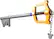 Alt View 11. Disney - Kingdom Hearts Collectible Full Size Replica of Sora's Kingdom Key Keyblade - Silver/Gold.