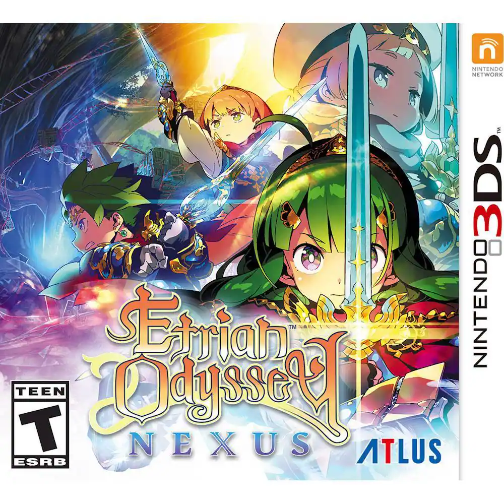 Front. Atlus - Etrian Odyssey Nexus Launch Edition. - T (Teen 13+)