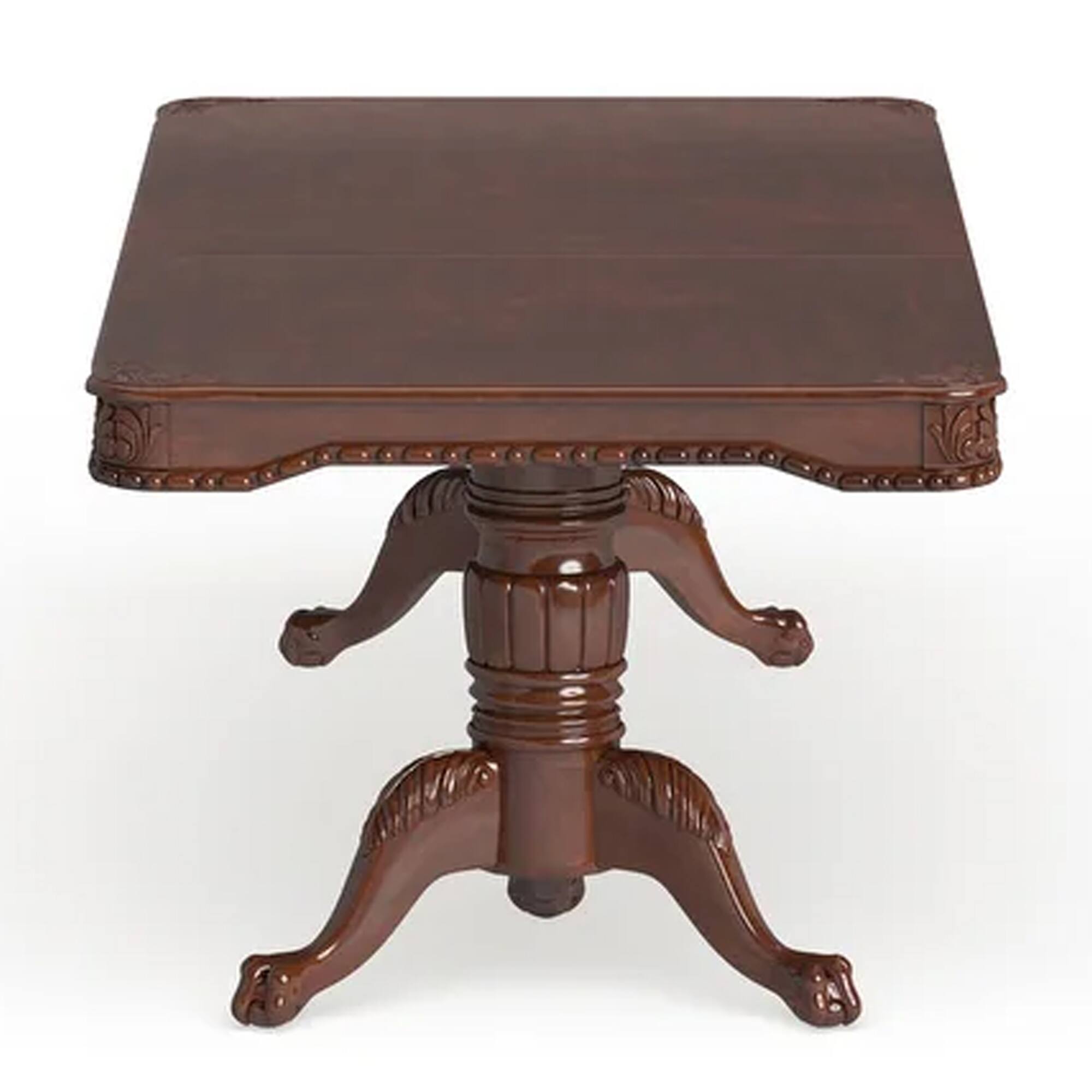 Alt View 1. Manhattan Lane - Mina Dining Table, 71-89 Inch Extendable Rectangular Top, Cherry Brown - Cherry Brown.