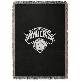 Chad & Jake - New York Knicks Woven Blanket - Black