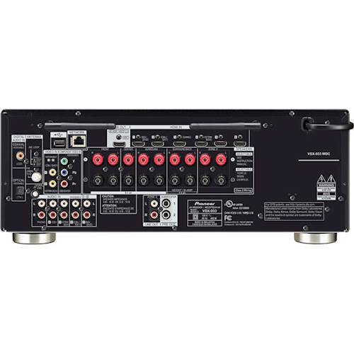 Best Buy Pioneer 1155w 7 2 Ch Bluetooth Capable With Dolby Atmos 4k Ultra Hd Hdr Compatible A V Home Theater Receiver Black Vsx 933