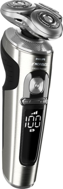 Angle Zoom. Philips Norelco - S9000 Prestige Electric Shaver - Light Brushed Chrome.