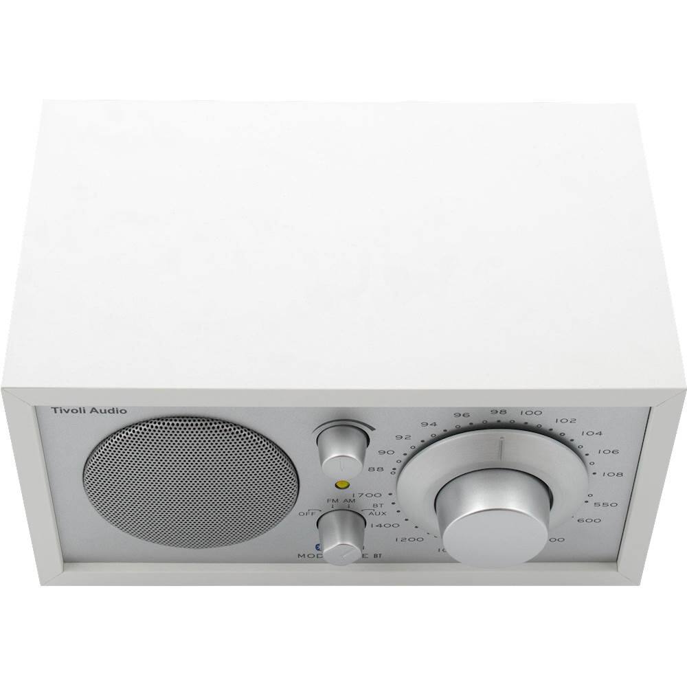 Alt View 11. Tivoli Audio - Bluetooth AM/FM Table Radio - White/Silver.