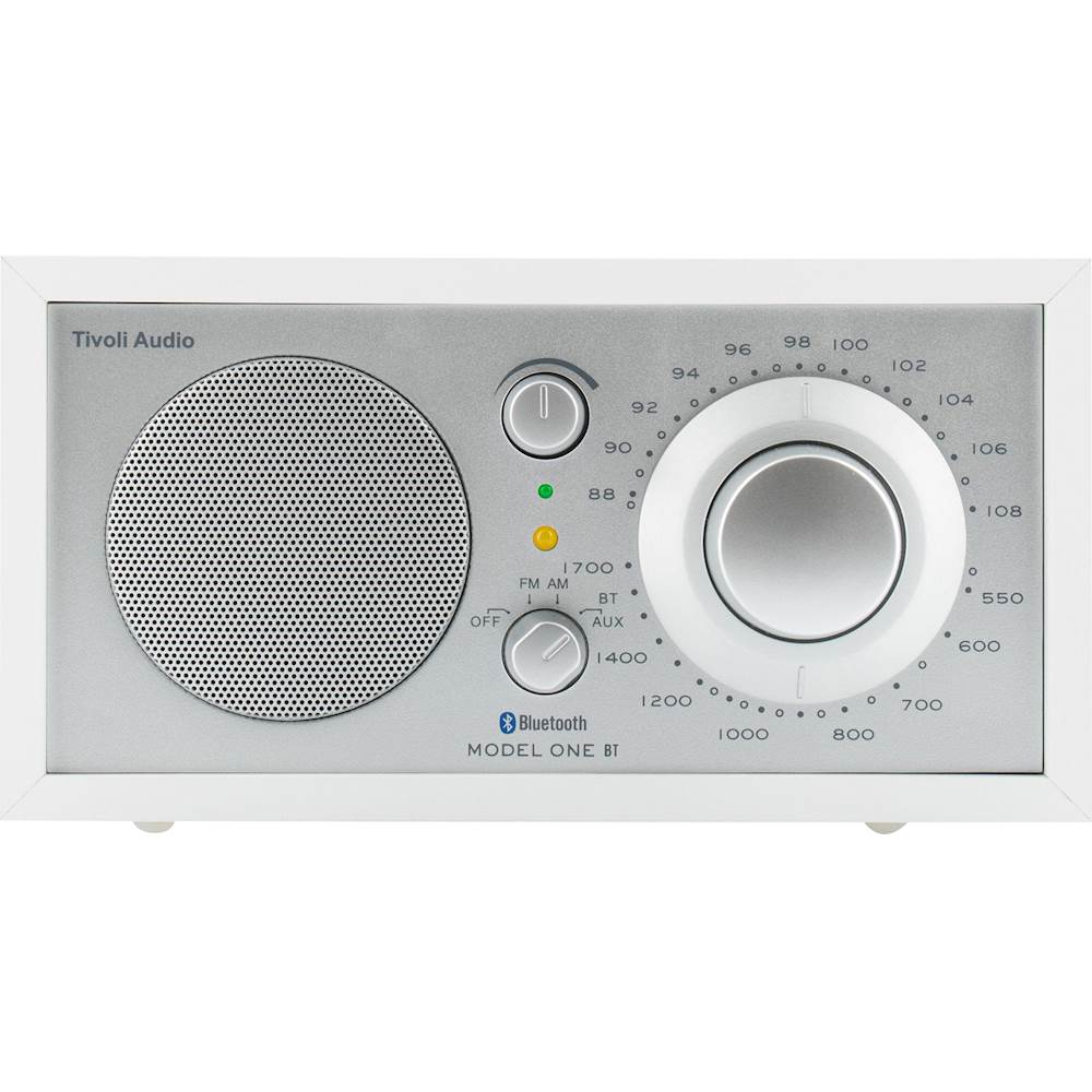 Best Buy: Tivoli Audio Bluetooth AM/FM Table Radio White/Silver