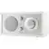 Left. Tivoli Audio - Bluetooth AM/FM Table Radio - White/Silver.