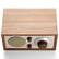 Alt View 13. Tivoli Audio - Model One Bluetooth Shelf Speaker with Wood Finish - Walnut/Beige.