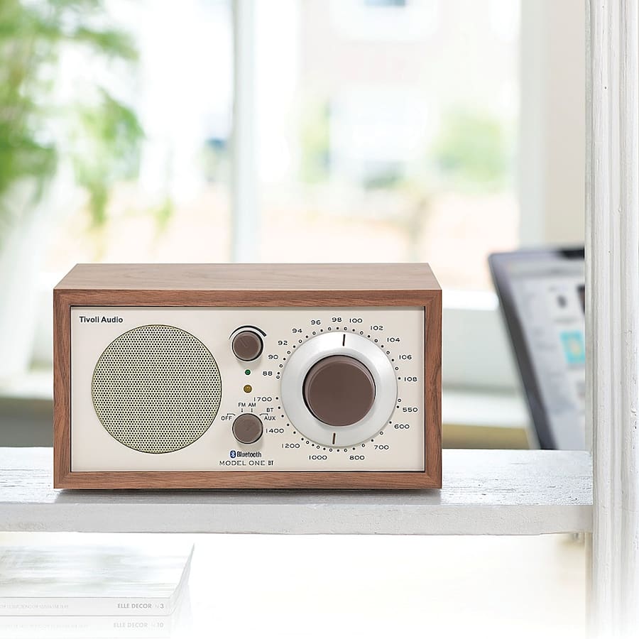 Tivoli Audio Model One Bluetooth Shelf Speaker with Wood Finish Tivoli Audio Model One Bluetooth Shelf Speaker with Wood Finish