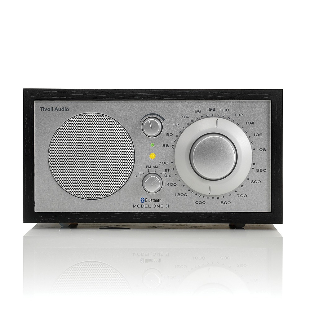 Tivoli Audio Model One Bluetooth Shelf Speaker with Wood Finish Black  Ash/Silver M1BTSLB - Best Buy
